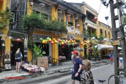 Shops and restaurants.